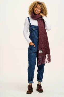 Lucy & Yak Rowan - Super Soft Scarf in Purple New