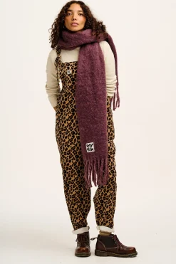 Lucy & Yak Rowan - Super Soft Scarf in Purple New