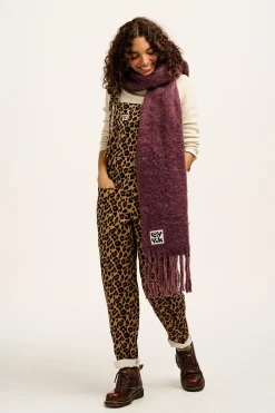 Lucy & Yak Rowan - Super Soft Scarf in Purple New