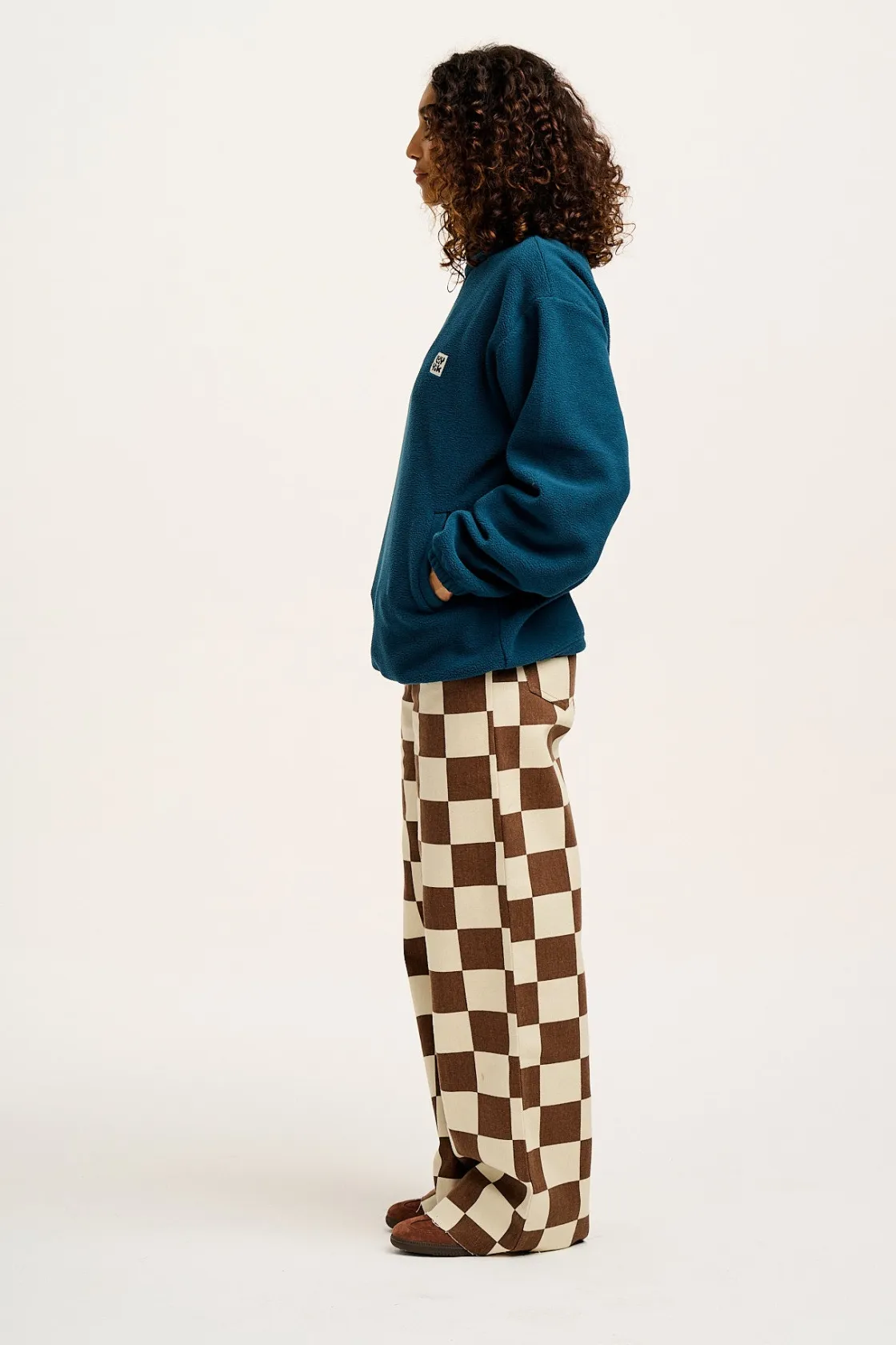Lucy & Yak Stevie - Soft Polar Fleece in Twilight Blue Best
