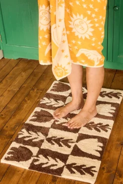 Lucy & Yak Tomas - Tulip Checkerboard Print Rug Clearance
