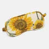 Lucy & Yak Yaima - Eye Mask in Cream Sunflower Print Online