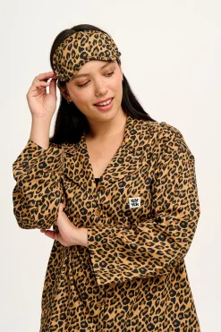 Lucy & Yak Yaima - Eye Mask in Leopard Print Sale